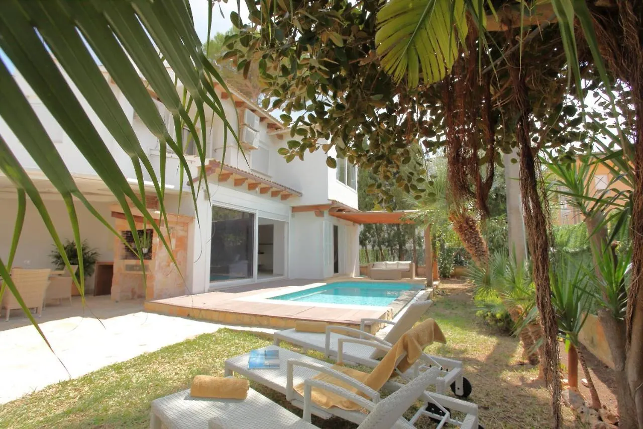 Tropical Garden, Villa With Pool Near The Beach Alcudia  Spain
